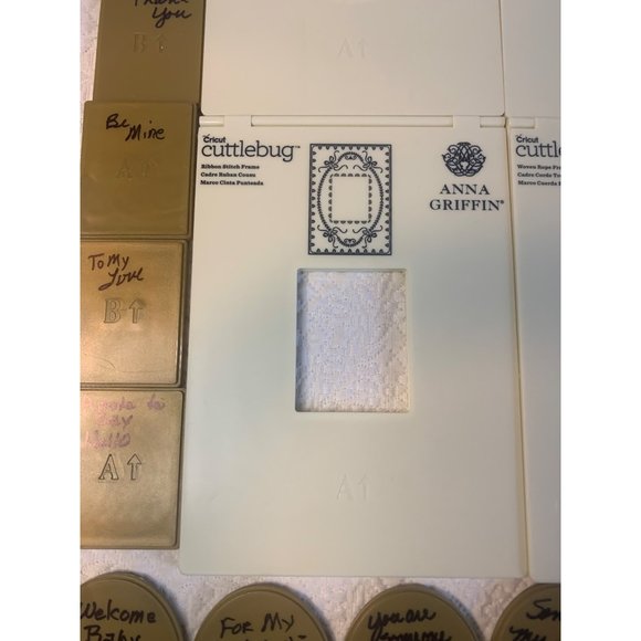 Anna Griffin Cricut Cuttlebug Mix & Match embossing folders set #3 - Picture 12 of 14